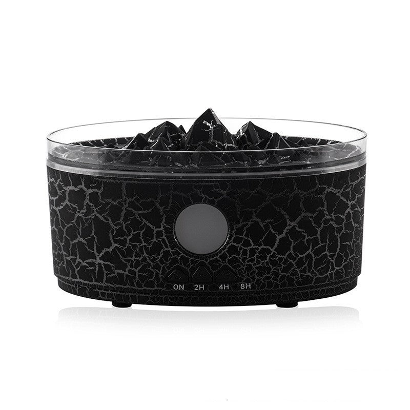 VolcanoMist Dual Mist Diffuser – Black Crack Lava Texture Finish