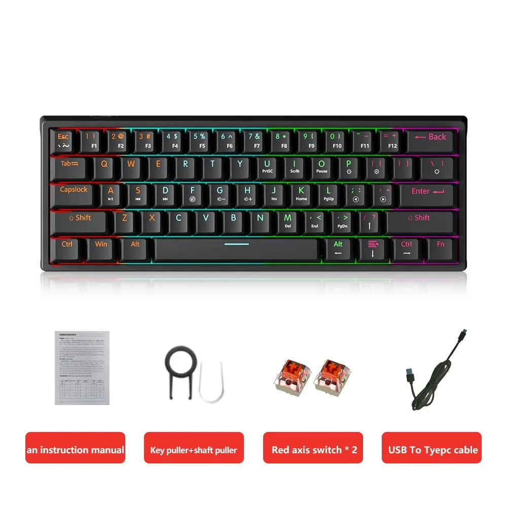 MUCAI MK61 Gaming Mechanical Keyboard