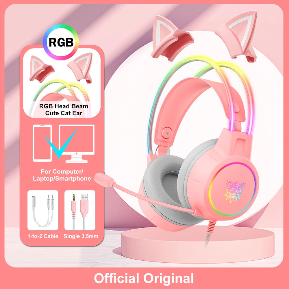 ONIKUMA RGB Gaming Headphones