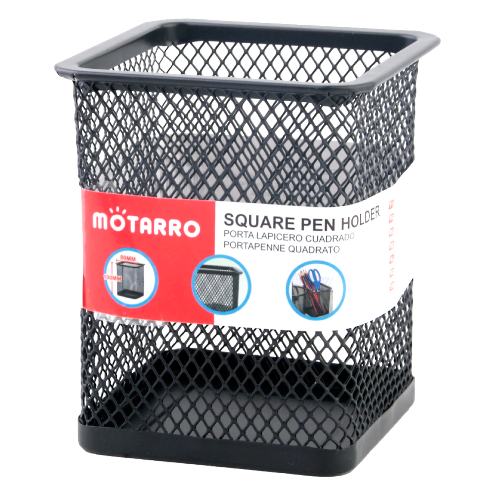 MOTARRO Metal Mesh Pen Holder