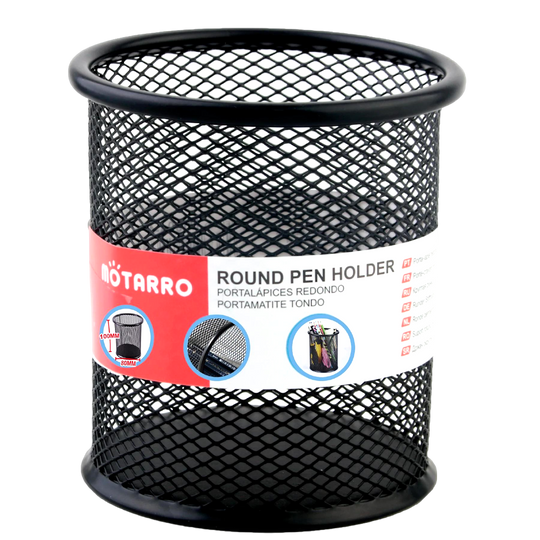 MOTARRO Metal Mesh Pen Holder