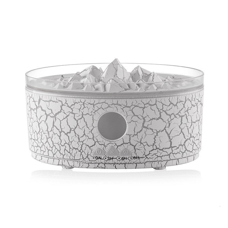VolcanoMist Diffuser – White Crack Lava Texture with 300ml Tank